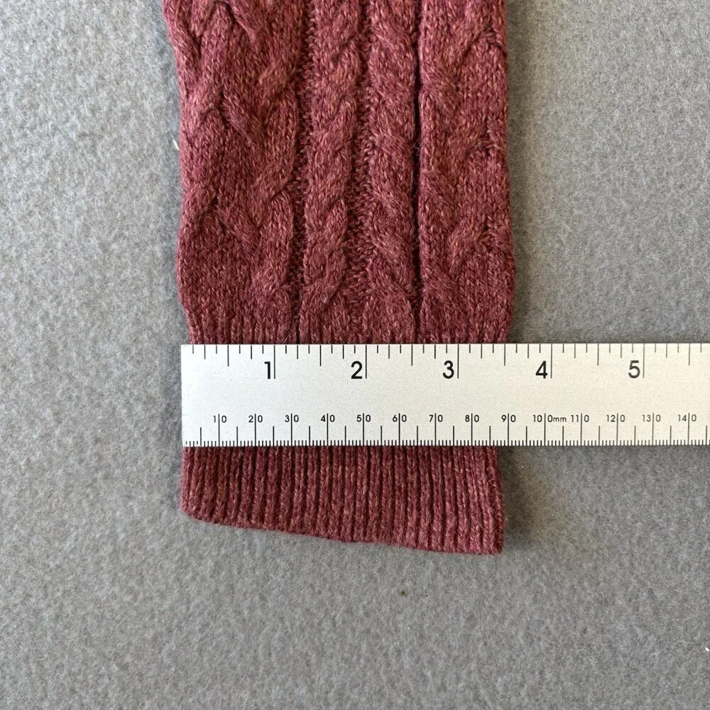 American Eagle Womens Cable Knit Sweater Cozy Cottagecore Preppy Casual Fall XL‎ - Picture 12 of 16